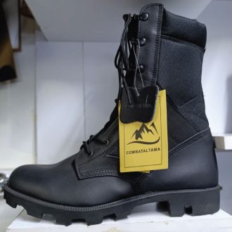 Altama Combat Hiking Boots are rugged black tactical boots designed for durability,