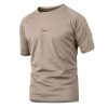 round neck t shirtsbeige 1